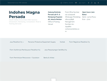 Tablet Screenshot of indohes.com